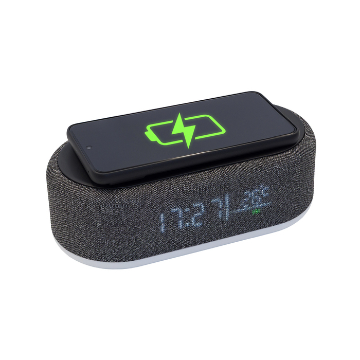 Ładowarka indukcyjna z lampką Richi, czarny