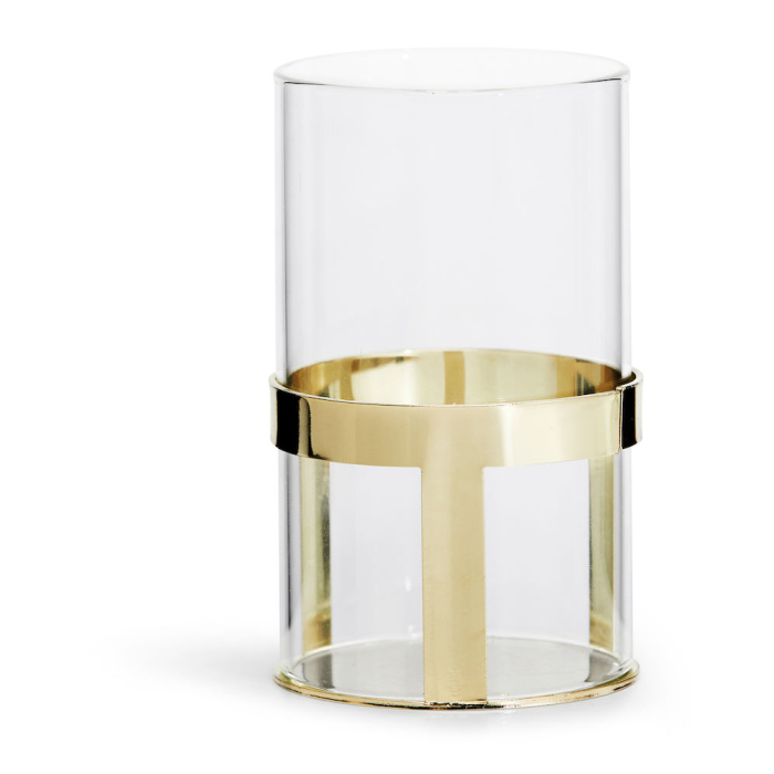 Lampion Hold mały, złoty