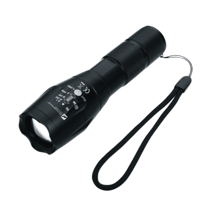 Latarka ANTELAO Schwarzwolf, czarny