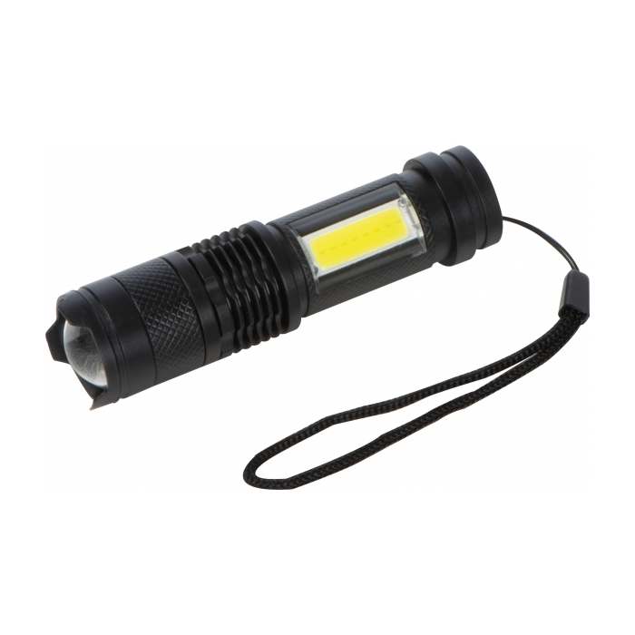 Latarka COB AARHUS, czarny