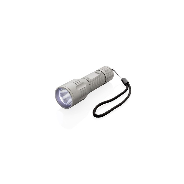 Latarka CREE 3W szary, czarny