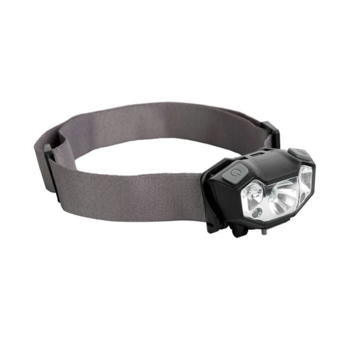 Latarka czołowa MINO Schwarzwolf, szary