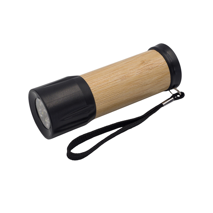 Latarka LED Baldo, brązowy