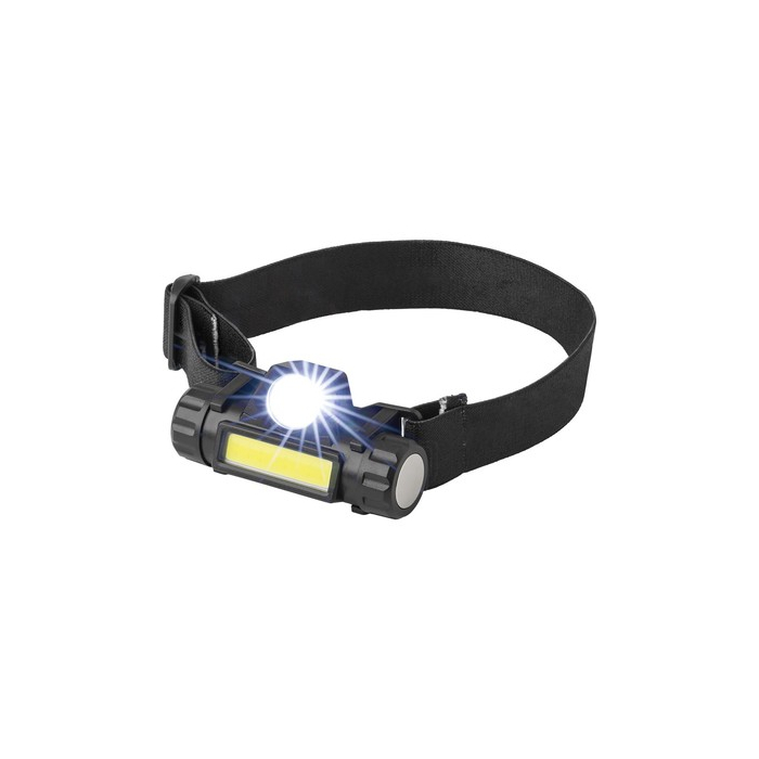 Latarka na głowę LED czarny