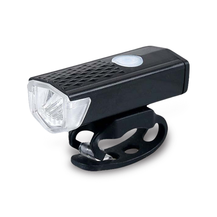 Latarka rowerowa ładowana przez USB Rebike, czarny