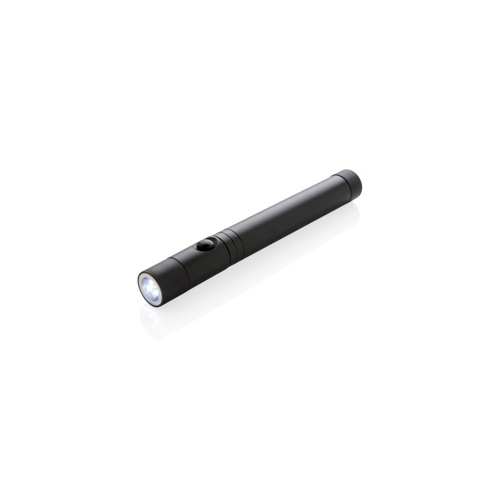 Latarka teleskopowa 3 LED z magnesem czarny