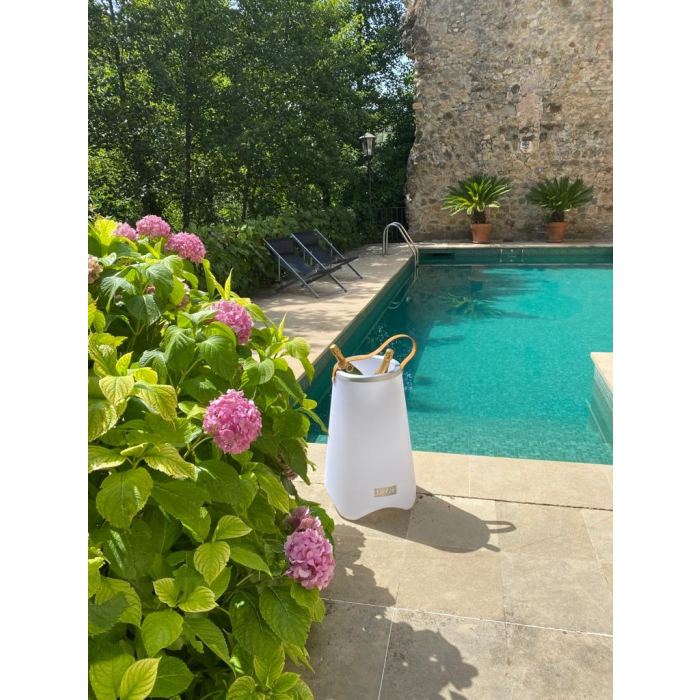 LE ZEN L - Głośnik bezprzewodowy 10W & Lampa LED & Cooler do wina na 3 butelki