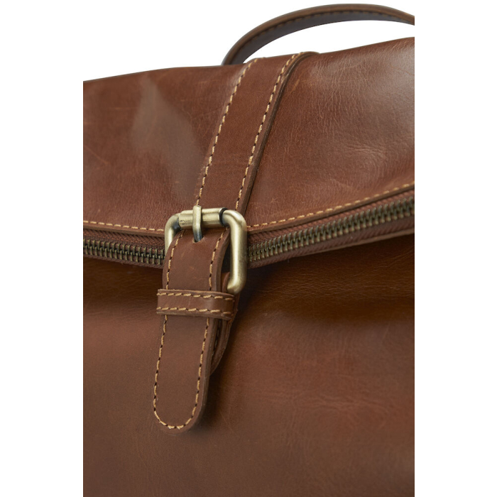 LEATHER LINE BACKPACK COGNAC ONE SIZE