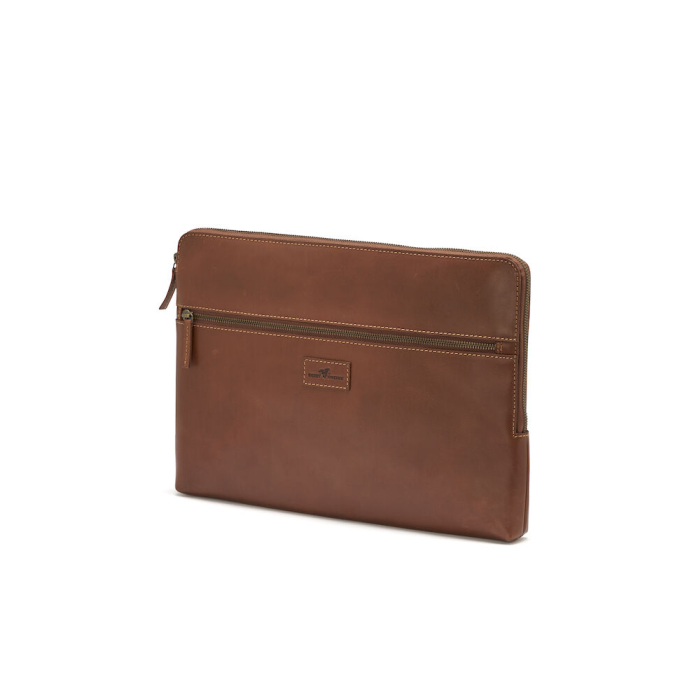 LEATHER LINE COMPUTER CASE COGNAC ONE SIZE