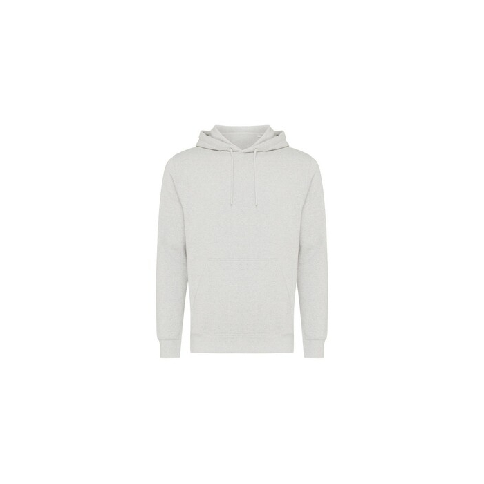 Lekka bluza z kapturem Iqoniq Rila, bawełna z recyklingu szary