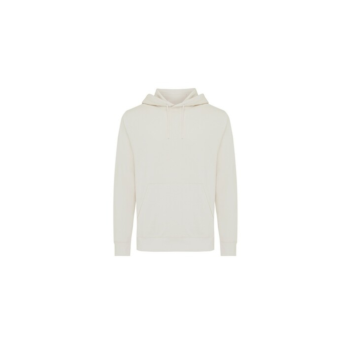 Lekka bluza z kapturem Iqoniq Rila, bawełna z recyklingu biały