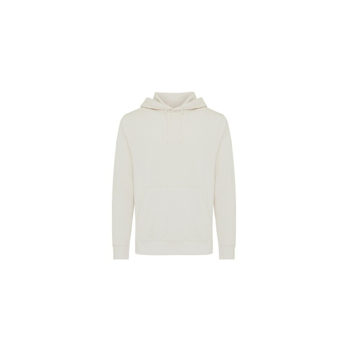 Lekka bluza z kapturem Iqoniq Rila, bawełna z recyklingu biały