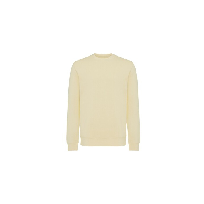 Lekki sweter Iqoniq Etosha, bawełna z recyklingu żółty