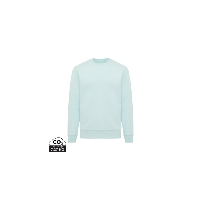 Lekki sweter Iqoniq Etosha, bawełna z recyklingu zielony