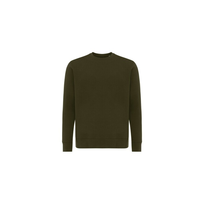 Lekki sweter Iqoniq Etosha, bawełna z recyklingu khaki