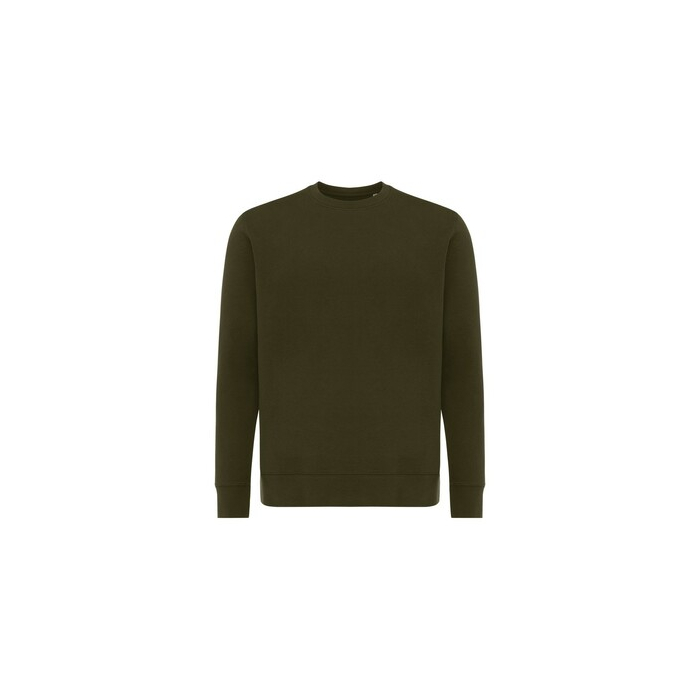 Lekki sweter Iqoniq Etosha, bawełna z recyklingu khaki