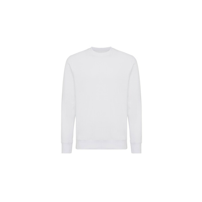 Lekki sweter Iqoniq Etosha, bawełna z recyklingu biały