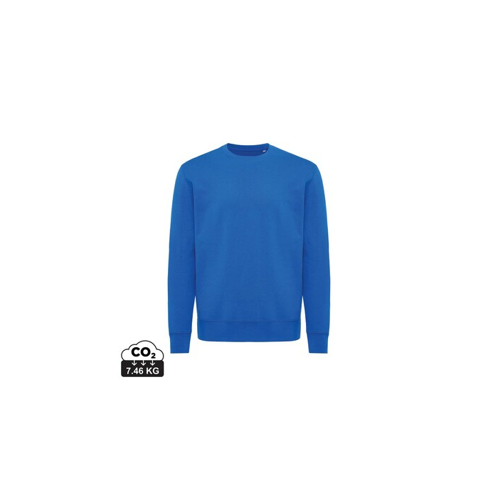 Lekki sweter Iqoniq Etosha, bawełna z recyklingu niebieski