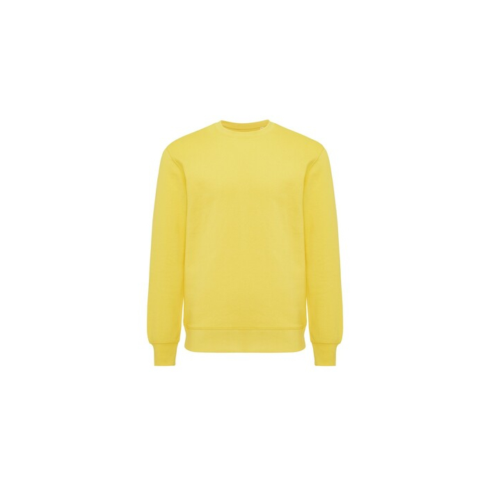 Lekki sweter Iqoniq Etosha, bawełna z recyklingu żółty