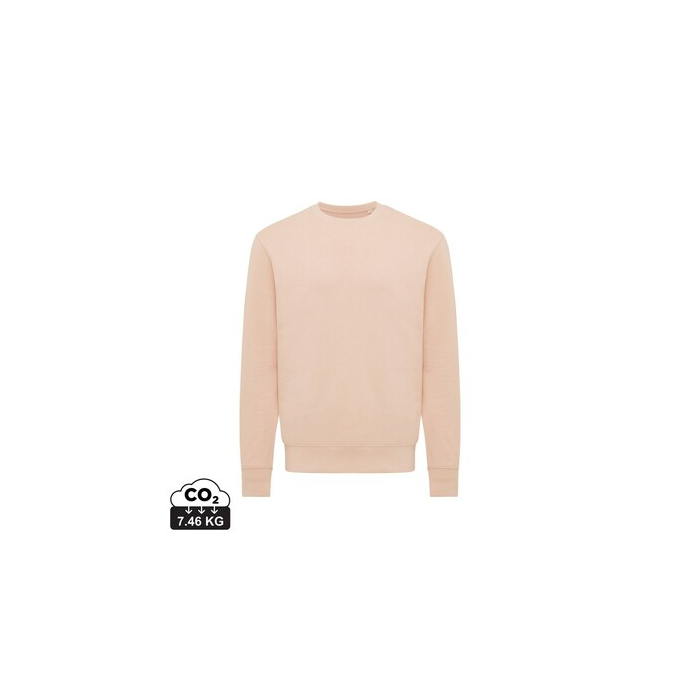 Lekki sweter Iqoniq Etosha, bawełna z recyklingu czerwony