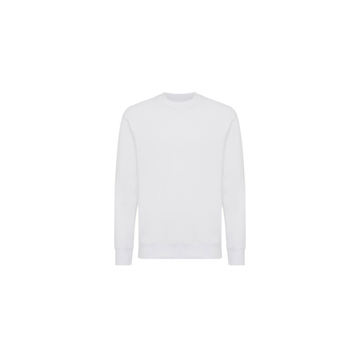 Lekki sweter Iqoniq Etosha, bawełna z recyklingu biały