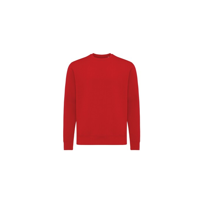 Lekki sweter Iqoniq Etosha, bawełna z recyklingu czerwony