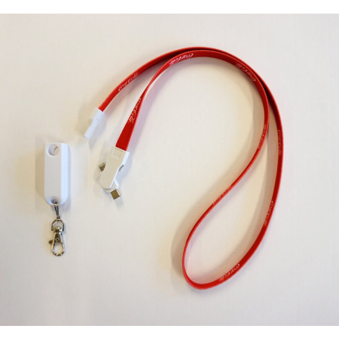 LENNY D - Smycz z przewodem do ładowania