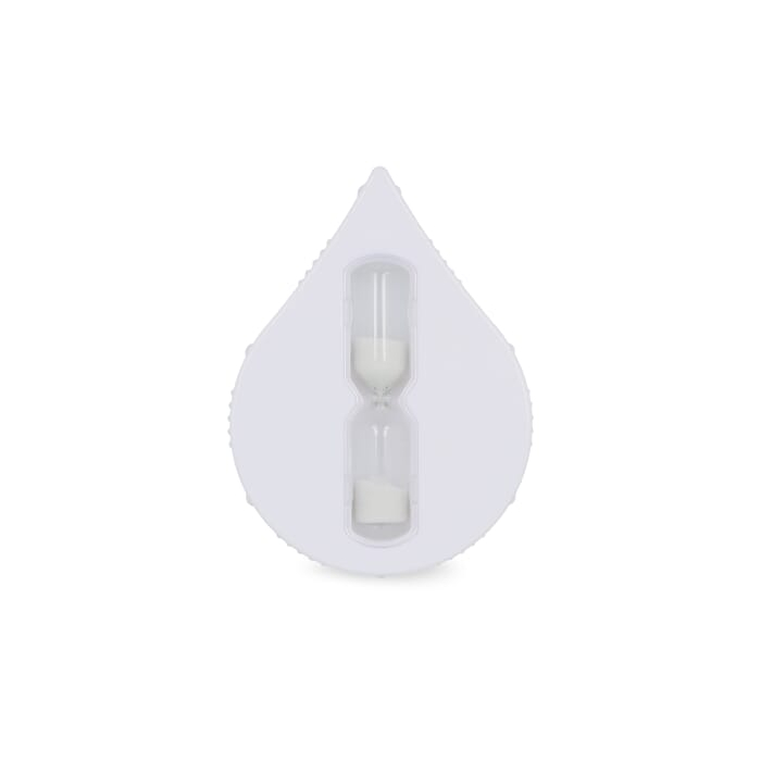 Licznik czasu prysznicowego Kropla wody - 5 min, biały