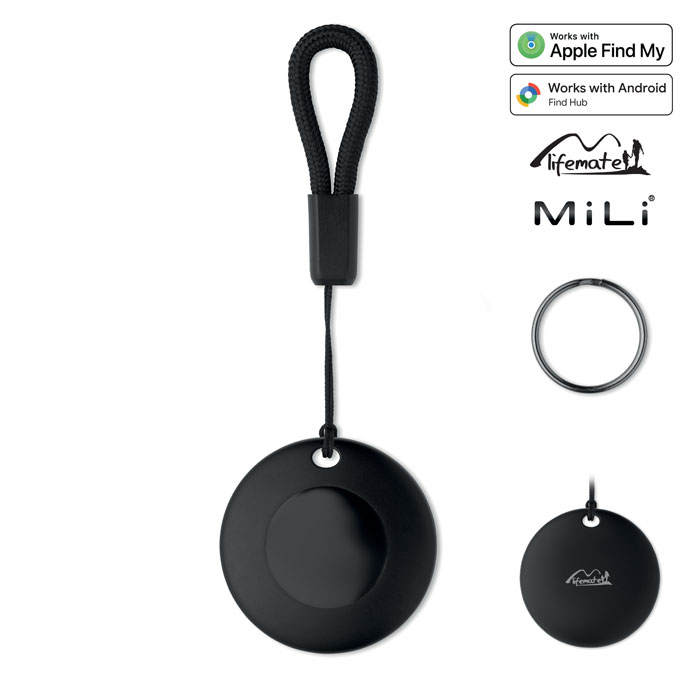 LIFEMATE - Lokalizator Smart Find My, Czarny