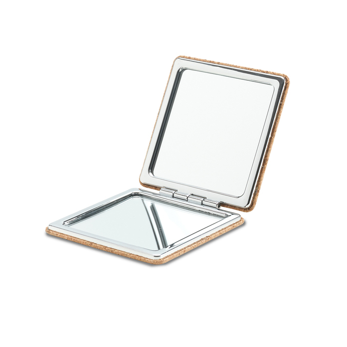 Lusterko w korkowej obudowie, beżowy