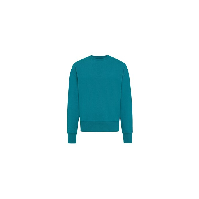 Luźna bluza z bawełny z recyklingu Iqoniq Kruger patyna