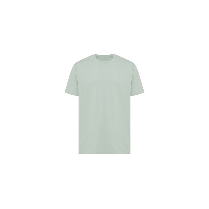 Luźna koszulka Iqoniq Kakadu, bawełna z recyklingu zielony