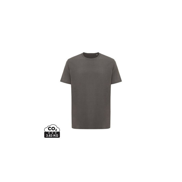 Luźna koszulka Iqoniq Kakadu, bawełna z recyklingu szary