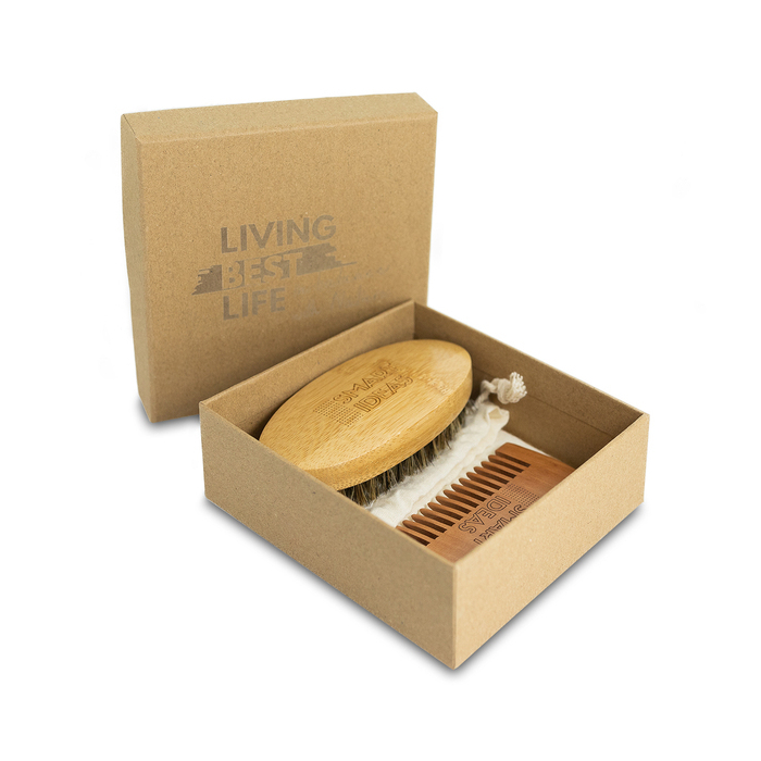 Macho zestaw do pielęgnacji, brązowy