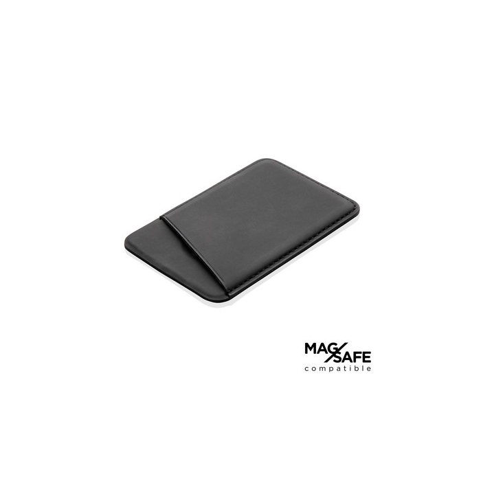 Magnetyczne etui na kartę kredytową do telefonu iPhone 12 czarny