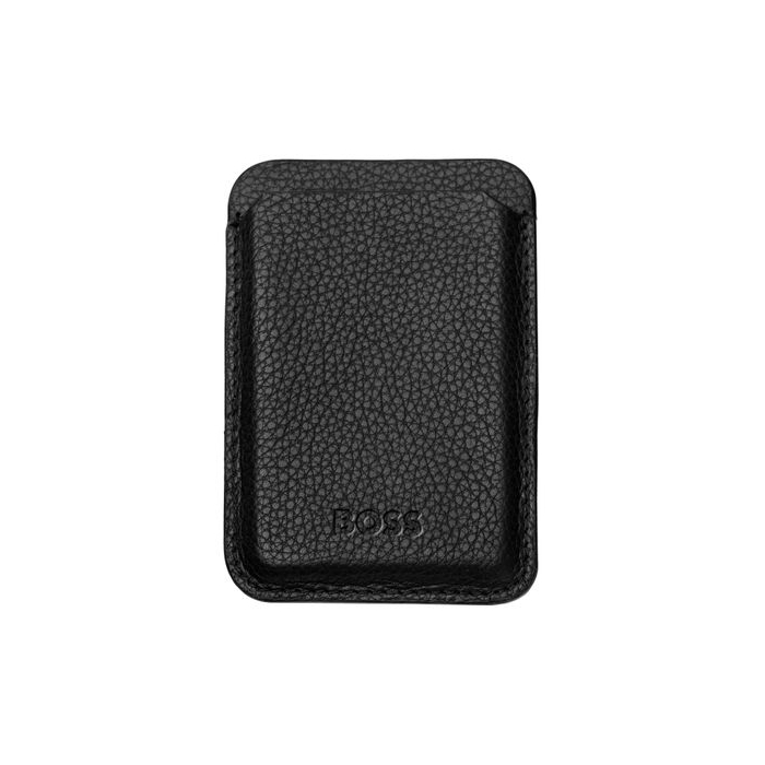Magnetyczne etui na karty do smartfona Magnet Mobile Classic Grained Black