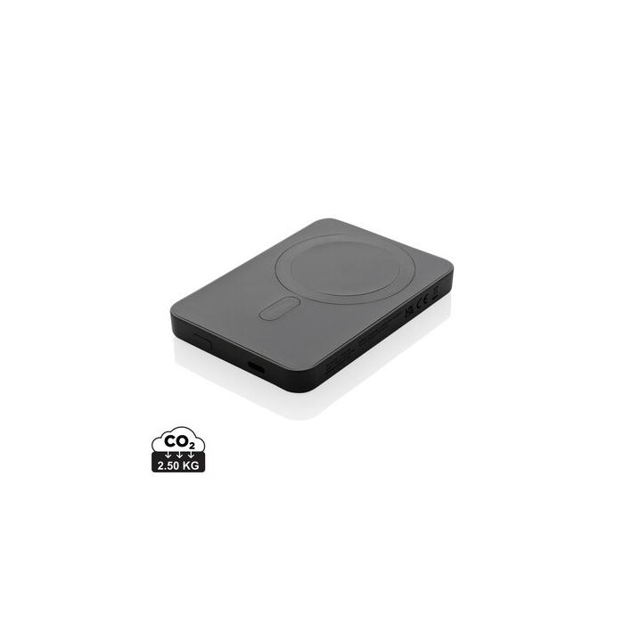 Magnetyczny bezprzewodowy power bank 5000 mAh Magnetix czarny