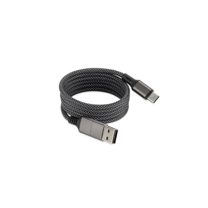 Magnetyczny kabel do ładowania ALEKSA srebrny
