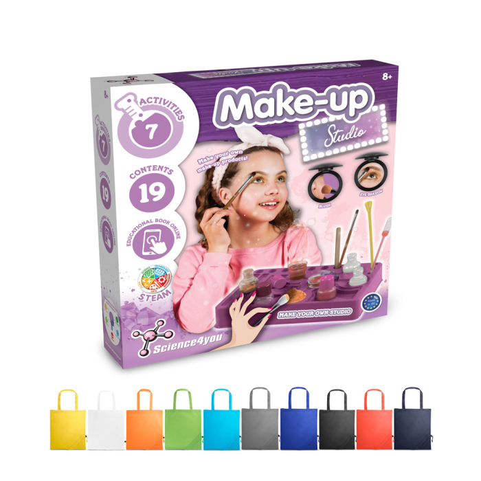 Makeup Studio Kit II. Gra edukacyjna dostarczany ze składaną torbą prezentową 190T