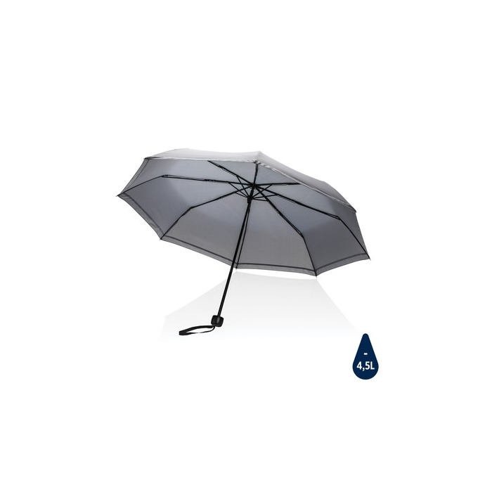 Mały parasol 20.5" Impact AWARE™ rPET szary