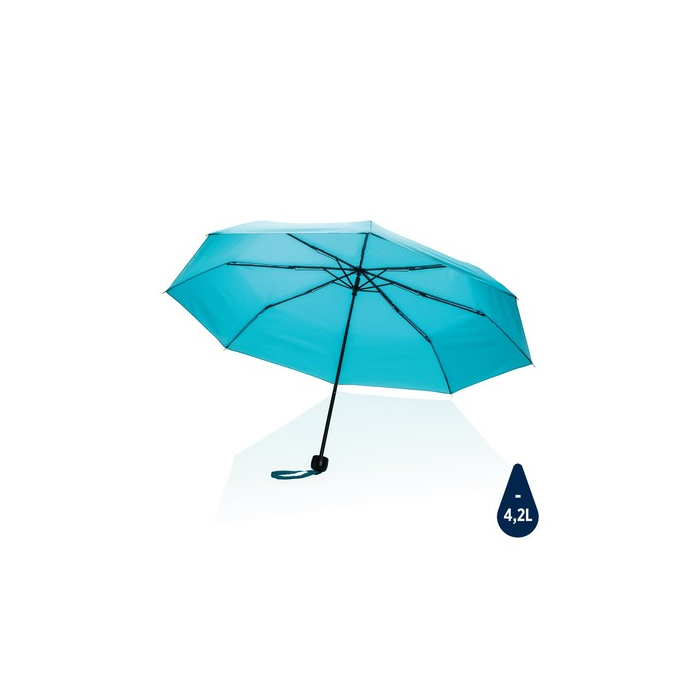 Mały parasol manualny 21" Impact AWARE rPET niebieski