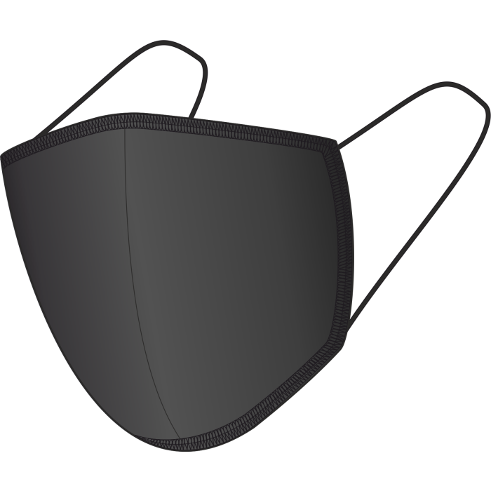 Maseczka bawełniana BLACK-BLACK