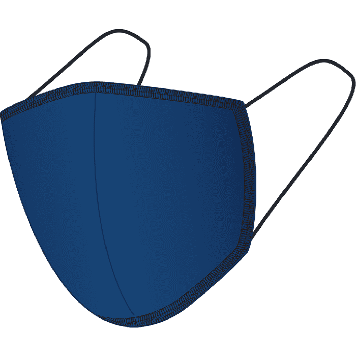 Maseczka bawełniana BLACK-BLACK