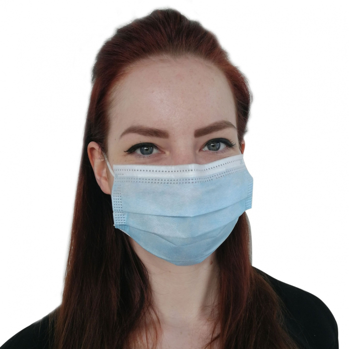 Maseczka ochronna, jasnoniebieski