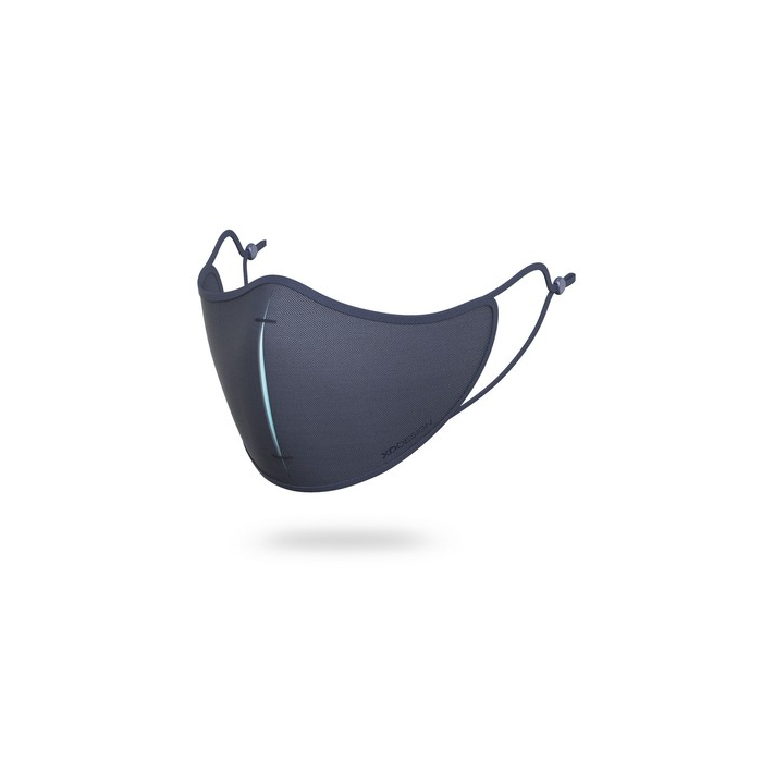 Maseczka wielokrotnego użytku z 5 filtrami niebieski, niebieski