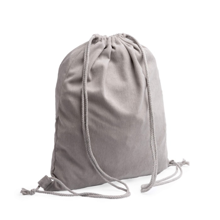 Masur - Sznurkowy plecak wykonany z tkaniny sztruksowej