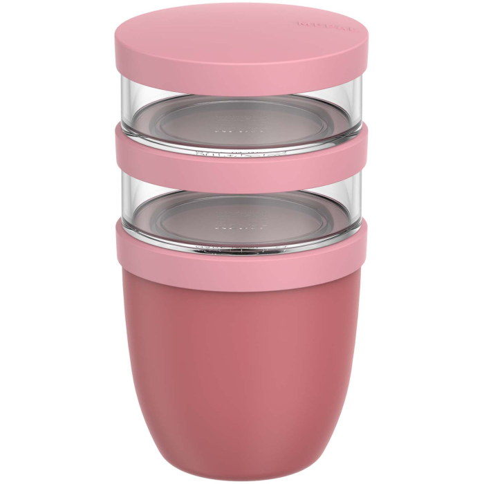 Mepal Ellipse 3-częściowy pojemnik na lunch o pojemności 500 ml + 2 x 200 ml