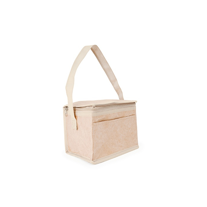 MILANA - Torba termiczna na 6 puszek z papieru ECO