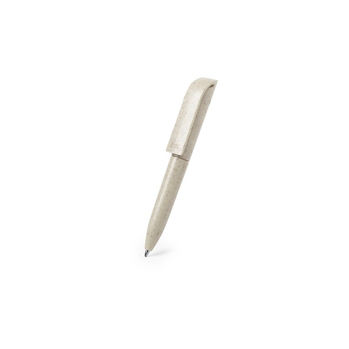 Mini długopis ze słomy pszenicznej neutralny