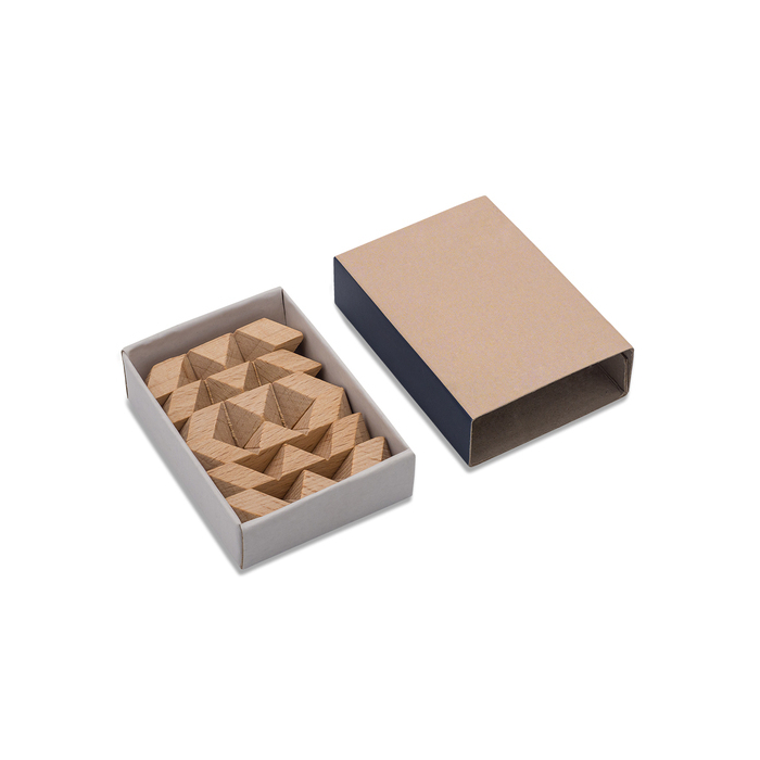 Mini układanka logiczna Brainy, beżowy